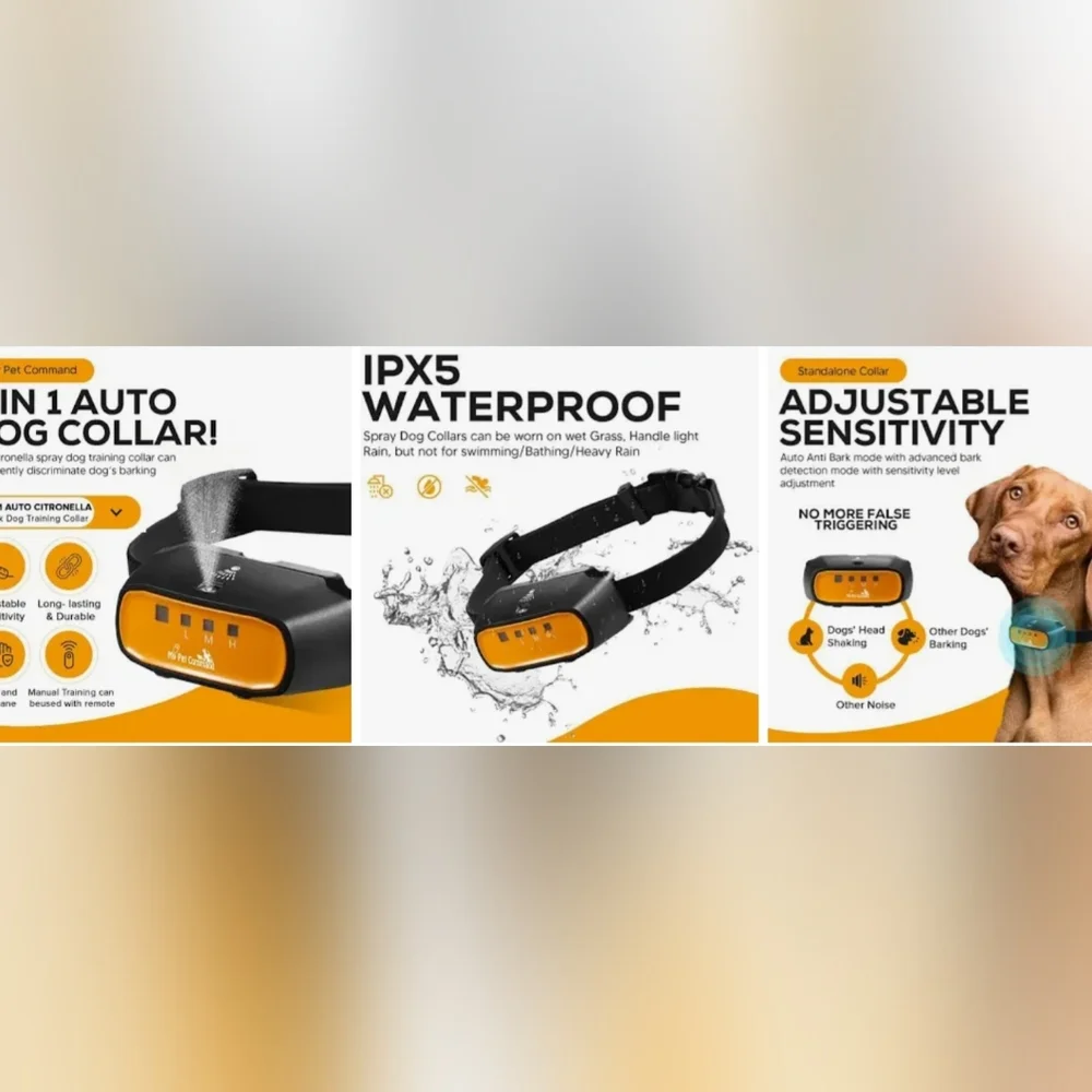 Remote Spray Dog Training Collar